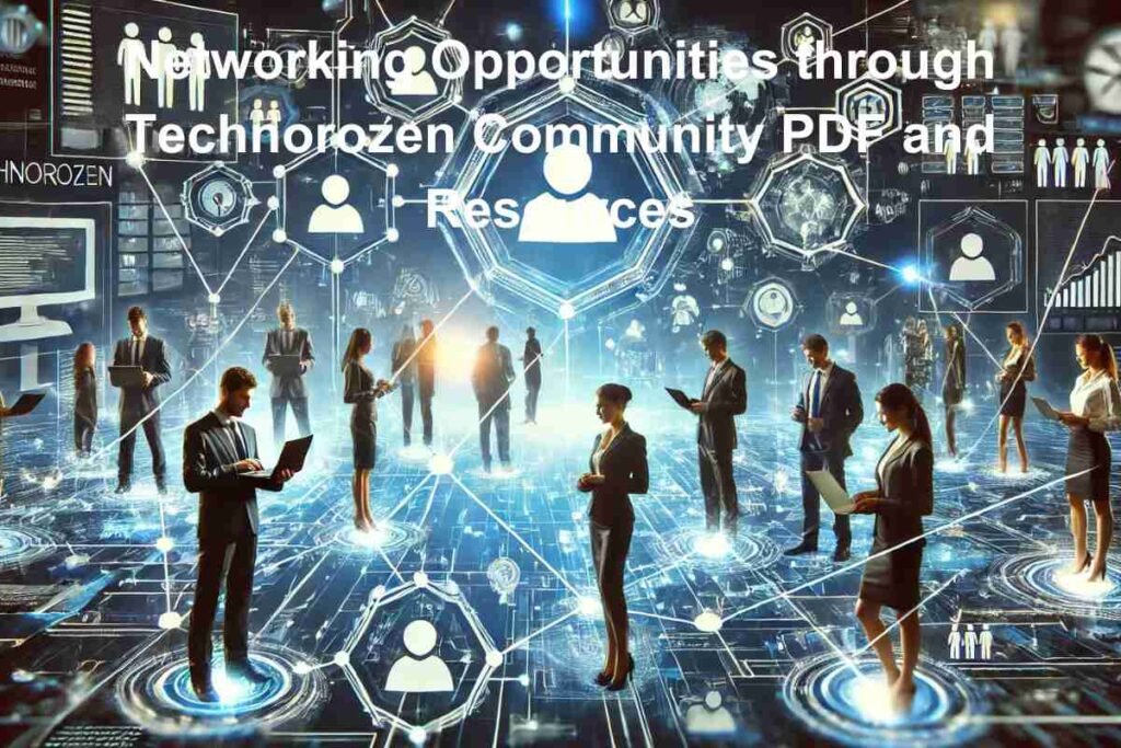 Networking Opportunities through Technorozen Community ​