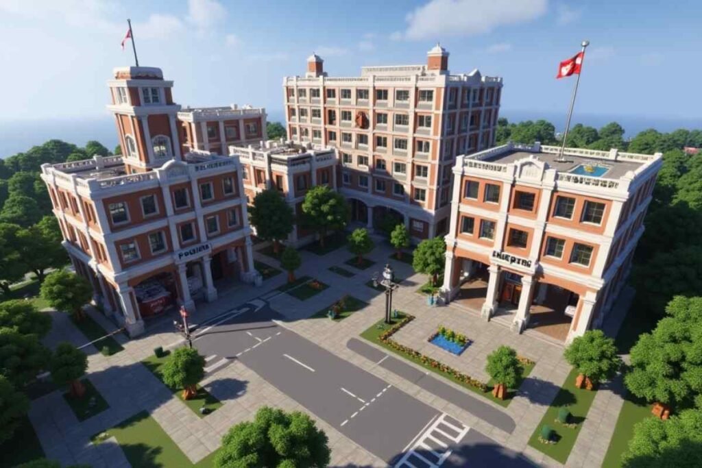 Minecraft City Game