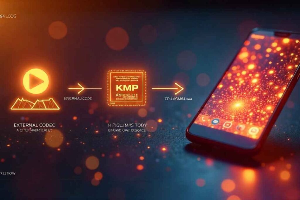 KMP external codec libvlcjni so cpu arm64 v8a