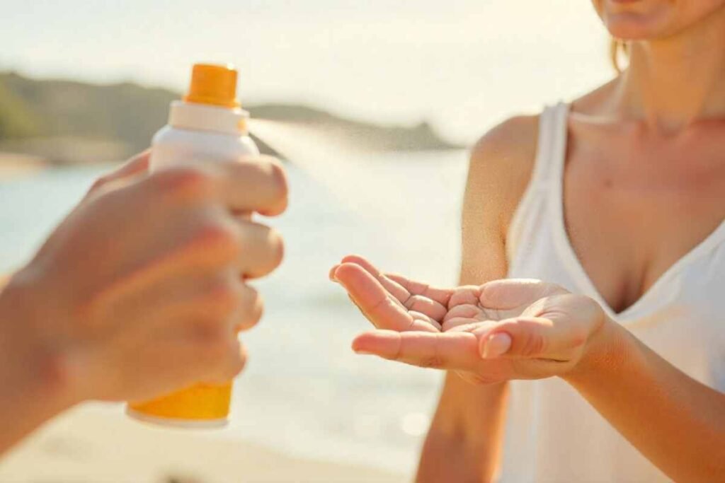 Sunscreen spray