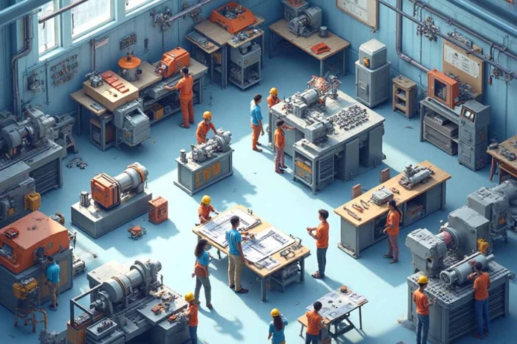 Mechanical workshop