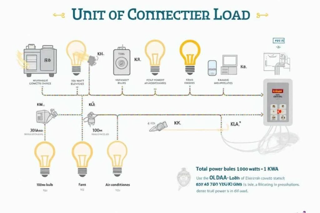 The unit of connected load is