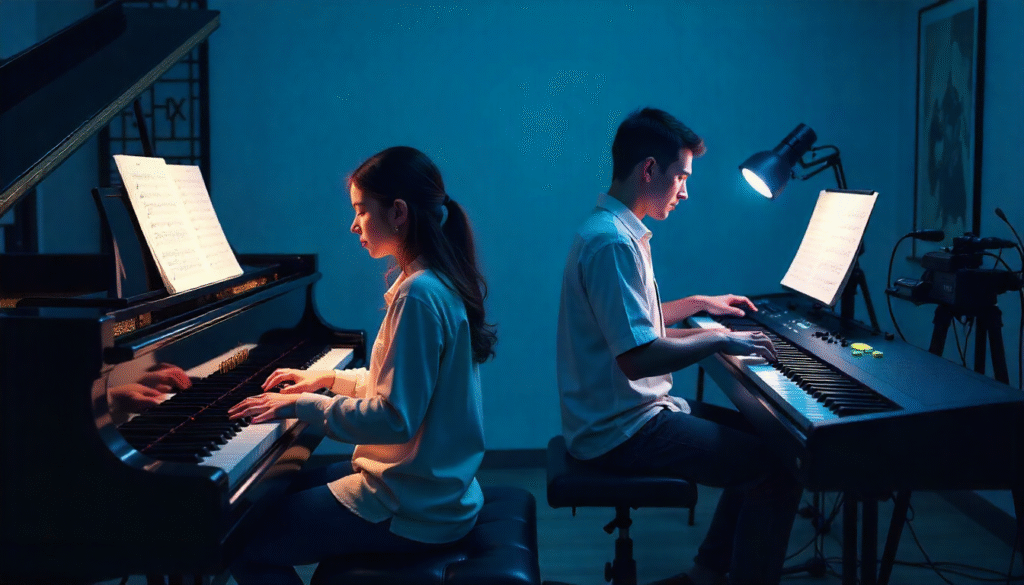 Difference between piano and keyboard