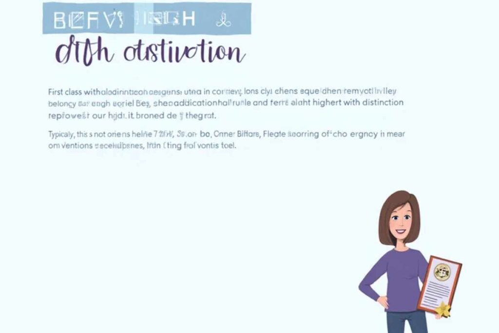 First class with distinction