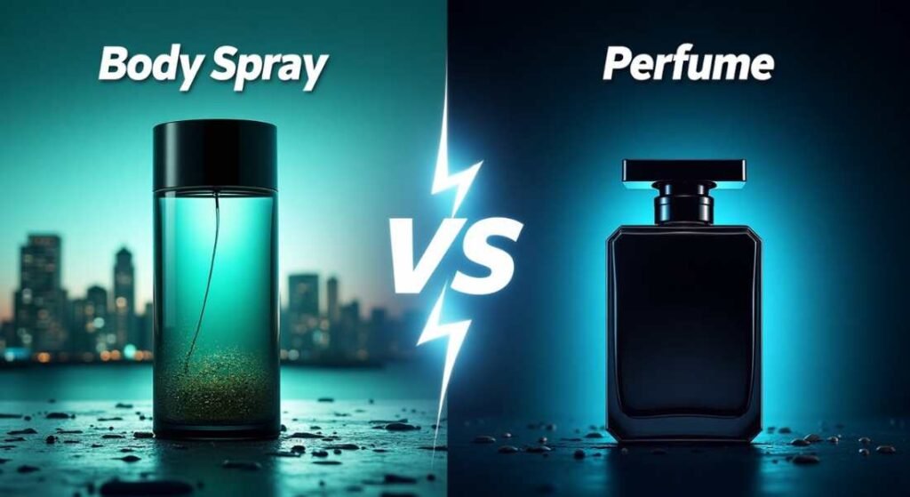 Body spray vs perfume