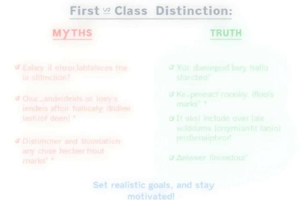 First class with distinction