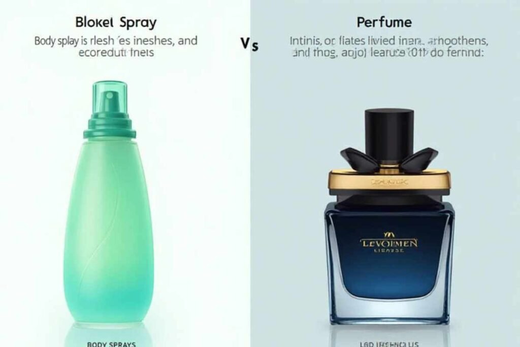 Body spray vs perfume