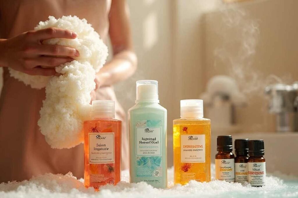 How to use shower gel