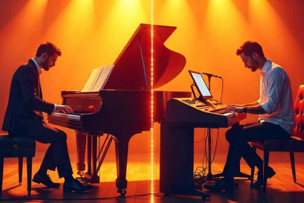 Difference between piano and keyboard
